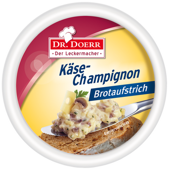 Dr. Doerr Käse-Champignon Brotaufstrich - Produktabbildung