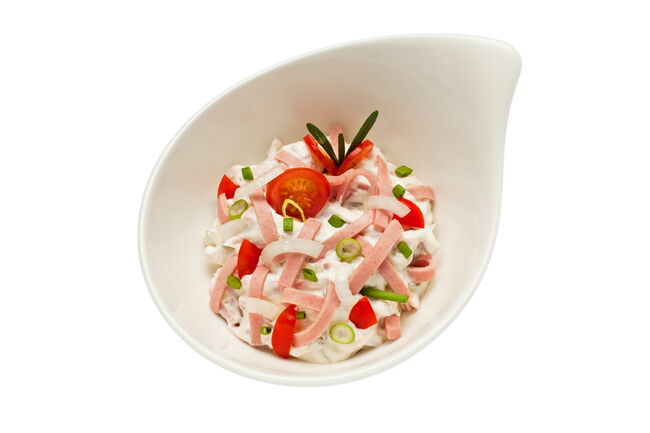 Thekensalat Fleischsalat mit Tomate Dr. Doerr Feinkost GmbH & Co. KG