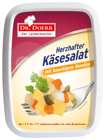 Dr. Doerr Herzhafter Käsesalat mit knackigem Gemüse - Produktabbildung